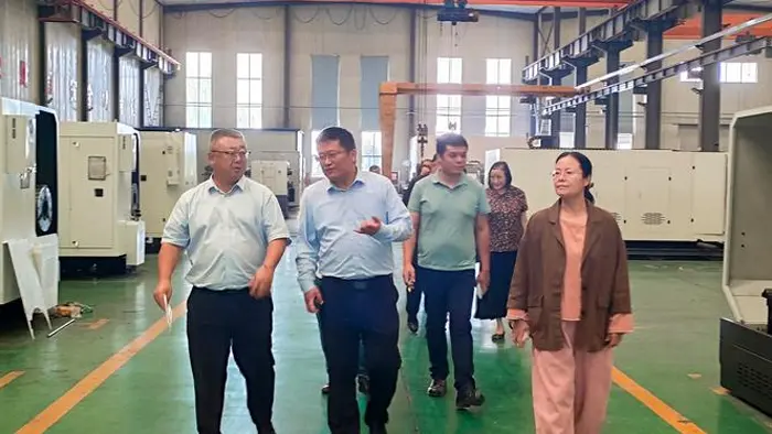 Klien Luar Negeri Ngunjungi Pabrik Industri Berat Qiansheng kanggo Inspeksi On-Site