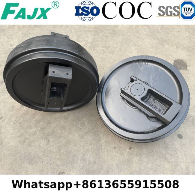 Bahan apa sing digunakake kanggo roda idler excavator ZAX350?